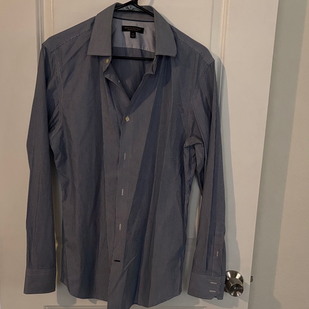 Banana Republic Navy Dress Shirt